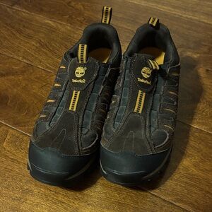 Timberland Black and Yellow Men's Sneakers Slip On. Size 10.5